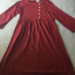 BRAND NEW WINE DRESS